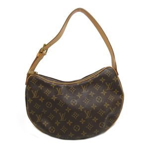 LOUIS VUITTON Croissant MM Shoulder Bag M51512 canvas Brown